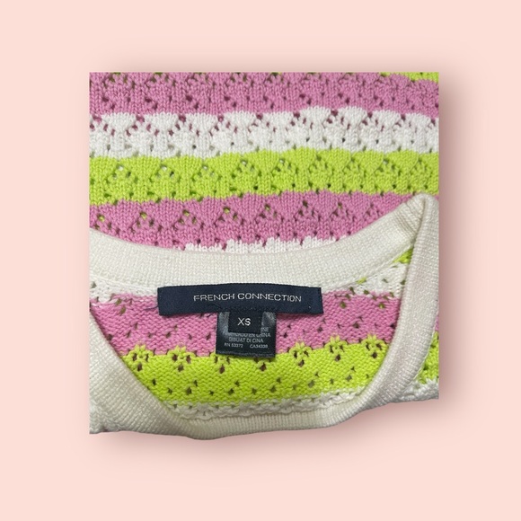 French connection sweater vest colorful size XS. - Picture 3 of 3